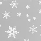 Пленка глянцевая новогодняя «Снежинки», белая, 0.7×8.2 м, 40 мкм, 200 г - Фото 4