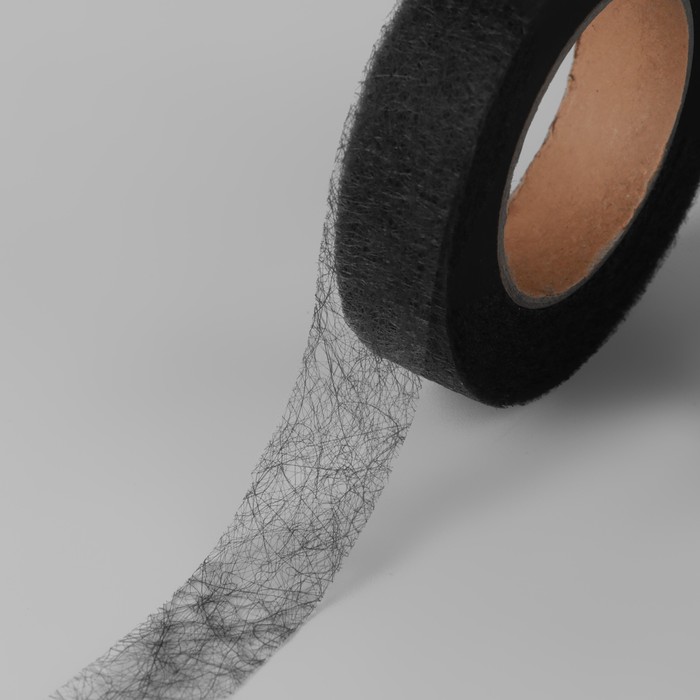 Паутинка клеевая, 15 мм, 15±1 м, чёрная