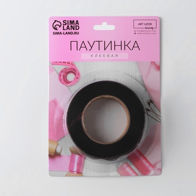 Паутинка клеевая, 15 мм, 15±1 м, чёрная