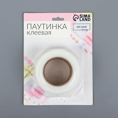 Паутинка клеевая, 2.5 см, 15±1 м, 23 г/м², белая