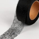 Паутинка клеевая, 25 мм, 15±1 м, чёрная - Фото 1