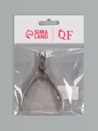 Кусачки маникюрные для кутикулы, двойная пружина, 9.5 см, длина лезвия-3 мм (комплект 2 шт) - фото 48931949