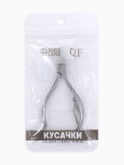 Кусачки педикюрные, с колпачком, изогнутая ручка, изогнутое лезвие, 11 см, длина лезвия-15 мм - Фото 5