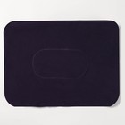 Подушка надувная, 37 × 28 × 15 см, цвет синий/серый - Фото 5