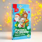 Ёлочная игрушка под роспись «Зимине напевы», 4 основы, краска, кисть - Фото 1