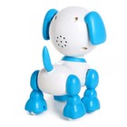 Робот собака «Питомец» IQ BOT, интерактивный: с записью звуков, реагирует на хлопки, звук, свет, на батарейках, фиолетовый - фото 6347527