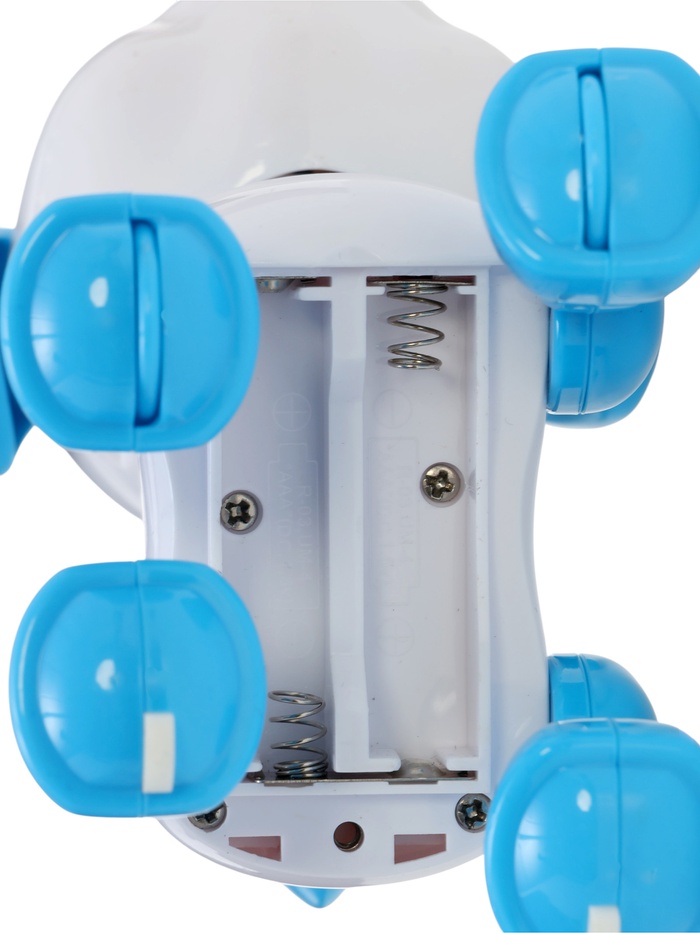 Робот собака «Питомец» IQ BOT, интерактивный: с записью звуков, реагирует на хлопки, звук, свет, на батарейках, фиолетовый - фото 51877476