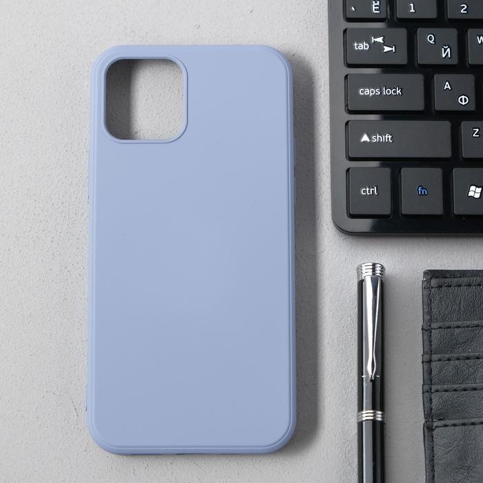 Чехол Activ Full Original Design, для Apple iPhone 12/12 Pro, силиконовый, серый - Фото 1