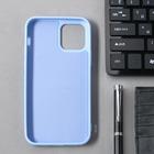 Чехол Activ Full Original Design, для Apple iPhone 12/12 Pro, силиконовый, голубой - Фото 2