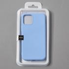 Чехол Activ Full Original Design, для Apple iPhone 12/12 Pro, силиконовый, голубой - Фото 4