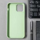 Чехол Activ Full Original Design, для Apple iPhone 12/12 Pro, силиконовый, светло-зелёный - Фото 2