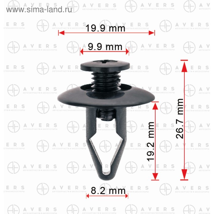 Клипса Mazda NA0156145 - Фото 1