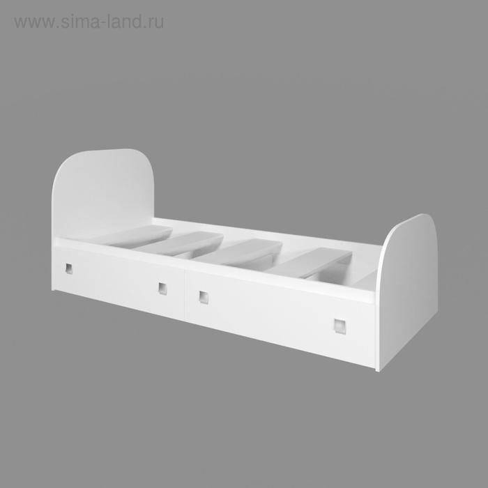 Кровать с ящиками «Умка»,  800 × 2000 мм, цвет белый - Фото 1