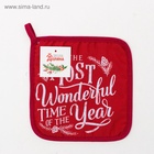 Прихватка Wonderful 17×17 35% хл,65% п/э, ватин 250 г/м² - Фото 5