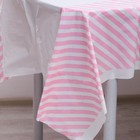 Скатерть на стол «Диагональ», 108×180 см, цвет розовый - Фото 2