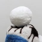 Комбинезон "Олени" с капюшоном, размер XS (ДС 20 см, ОГ 30 см, ОШ 20 см), голубой - Фото 13