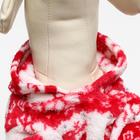 Комбинезон «Олени» с капюшоном, размер S (ДС 25 см, ОГ 35 см, ОШ 25 см), красный - Фото 7