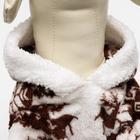 Комбинезон "Олени" с капюшоном, размер L (ДС 25 см, ОГ 45 см, ОШ 35 см), коричневый - Фото 6