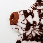 Комбинезон «Олени» с капюшоном, размер XXL (ДС 45 см, ОГ 55 см, ОШ 45 см), коричневый - Фото 9