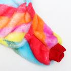 Комбинезон «Радуга», с капюшоном, размер M, ДС 29 см, ОГ 40 см, ОШ 28 см, разноцветный - Фото 11