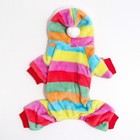 Комбинезон «Радуга», с капюшоном, размер L, ДС 35 см, ОГ 45 см, ОШ 35 см, разноцветный - Фото 8