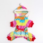 Комбинезон «Радуга», с капюшоном, размер XL, ДС 40 см, ОГ 50 см, ОШ 40 см, разноцветный - Фото 7