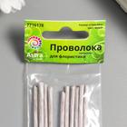 Набор проволоки для творчества d-2 мм, 60 см, 10 шт, белый 5417252 - фото 16358096