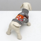 Свитер «Олень на сером», S (ДС 18, ОШ 20, ОГ 28 см) - Фото 5