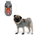 Свитер «Олень на сером», M (ДС 26, ОШ 26, ОГ 28-46 см) - Фото 1