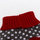 Свитер «Бегущие олени», M (ДС 26, ОШ 26, ОГ 28-46 см), бордовый - Фото 9