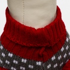 Свитер «Бегущие олени», L (ДС 29, ОШ 29, ОГ 29-49 см), бордовый - Фото 7