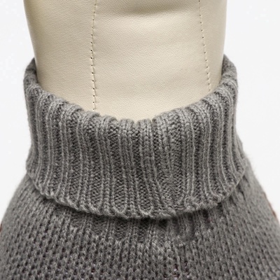 Свитер «Олень на сером», 3XL (ДС 46, ОШ 46, ОГ 38-64 см)