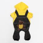 Комбинезон «Мишка», размер XL, ДС 40 см, ОШ 40 см, ОГ 50 см, жёлтый, чёрный - Фото 11