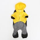 Комбинезон «Мишка», размер XL, ДС 40 см, ОШ 40 см, ОГ 50 см, жёлтый, чёрный - Фото 8