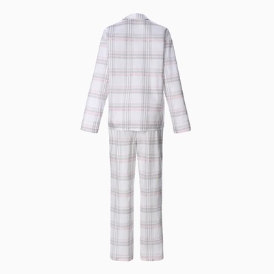 Пижама женская (рубашка, брюки) KAFTAN «Клетка», размер 40-42