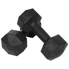 Скамья для пресса ONLYTOP, 120 см, изогнутая, с гантелями 1.5 кг и эспандерами - Фото 8