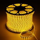 Светодиодная лента Ecola 14 × 7 мм, 100 м, IP68, SMD5050, 60 LED/м, 14.4 Вт/м, 220 В, свечение жёлтое - Фото 1