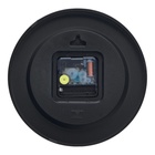 Часы настенные, интерьерные, бесшумные, d-19.5 см, черные - Фото 3