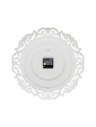 Часы настенные, интерьерные "Хостон", бесшумные, d-40.5 см, циферблат 26 см, белые с золотом - Фото 4