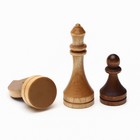 Шахматы деревянные гроссмейстерские, турнирные 43 х 43 см, король h-10.6 см, пешка h-5.6 см - фото 3973838