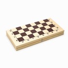 Шахматы деревянные гроссмейстерские, турнирные 43 х 43 см, король h-10.6 см, пешка h-5.6 см - фото 3973842