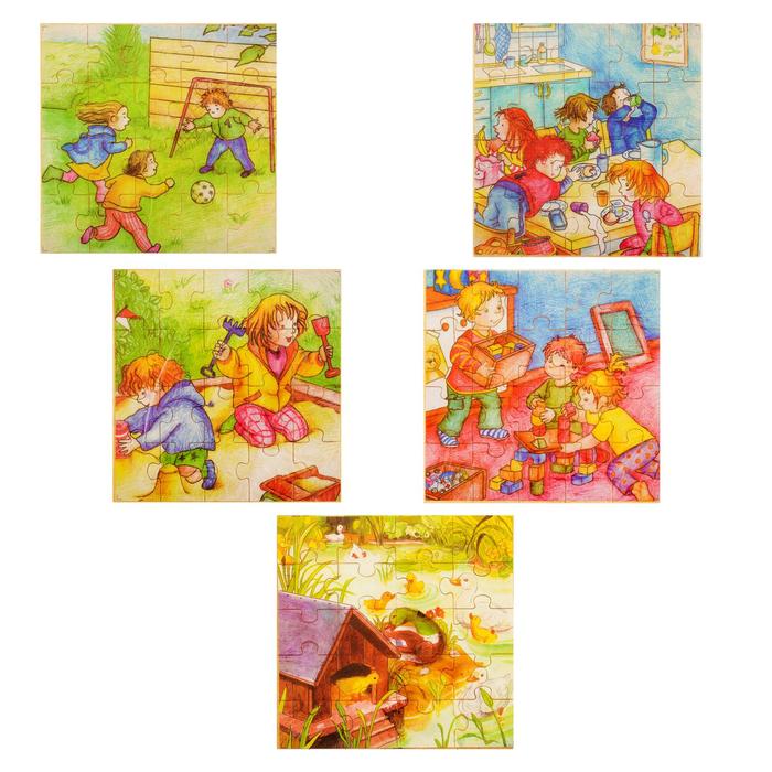 Пазл тонкий без основания, 20 элементов, виды МИКС 48211