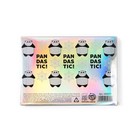 Подарочный набор новогодний, голографический блокнот и обложка на паспорт, Snow panda - Фото 6