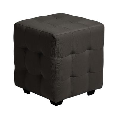 Пуф «Генри», 400×400×420 мм, рогожка, цвет графит