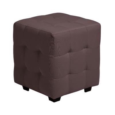 Пуф «Генри», 400×400×420 мм, рогожка, цвет димроуз