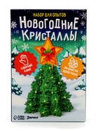 Выращивание новогоднего кристалла «Ёлочка и звезда», набор для опытов 4828440