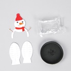 Выращивание новогоднего кристалла «Снеговик», набор для опытов - Фото 6