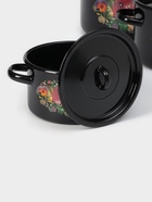 Набор кастрюль эмалированных «Жостово», 3 шт.: 1.5 л, 2.9 л, 4.5 л, чёрный - Фото 3