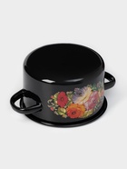 Набор кастрюль эмалированных «Жостово», 3 шт.: 1.5 л, 2.9 л, 4.5 л, чёрный - Фото 4