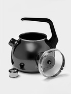 Чайник Bon appetit, 3 л, со свистком, индукция, эмалированная сталь, серый - Фото 2